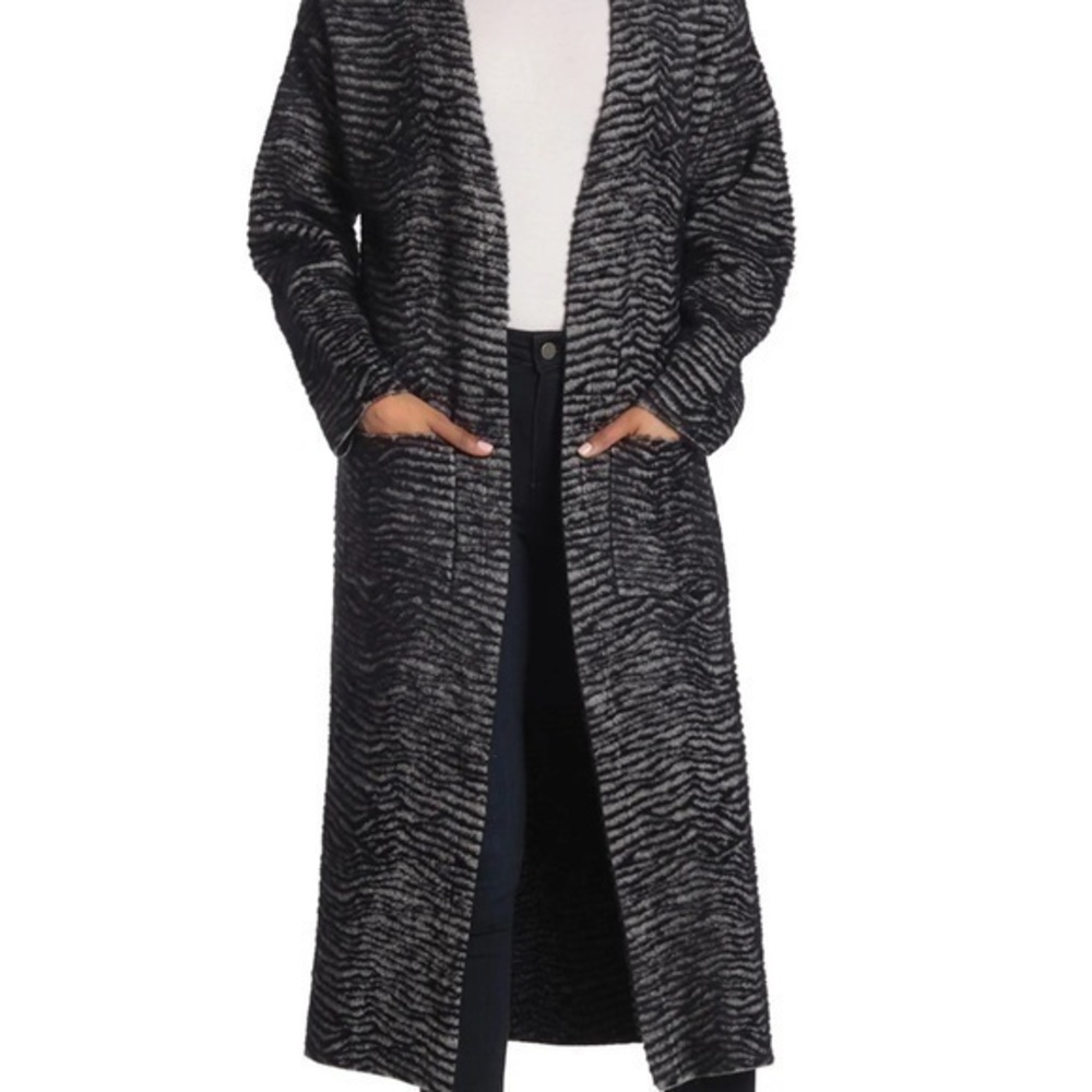 NWT zebra cardigan HG